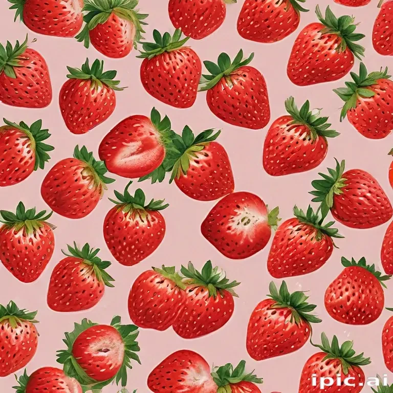 aesthetic strawberry wallpaper
