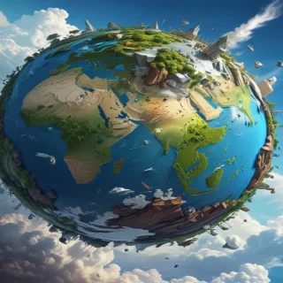 cartoon picture planet earth