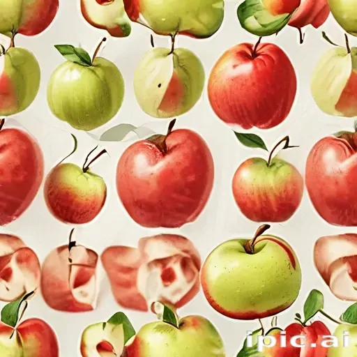 drawings of apples
