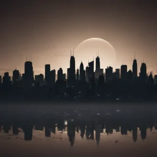 city silhouette png