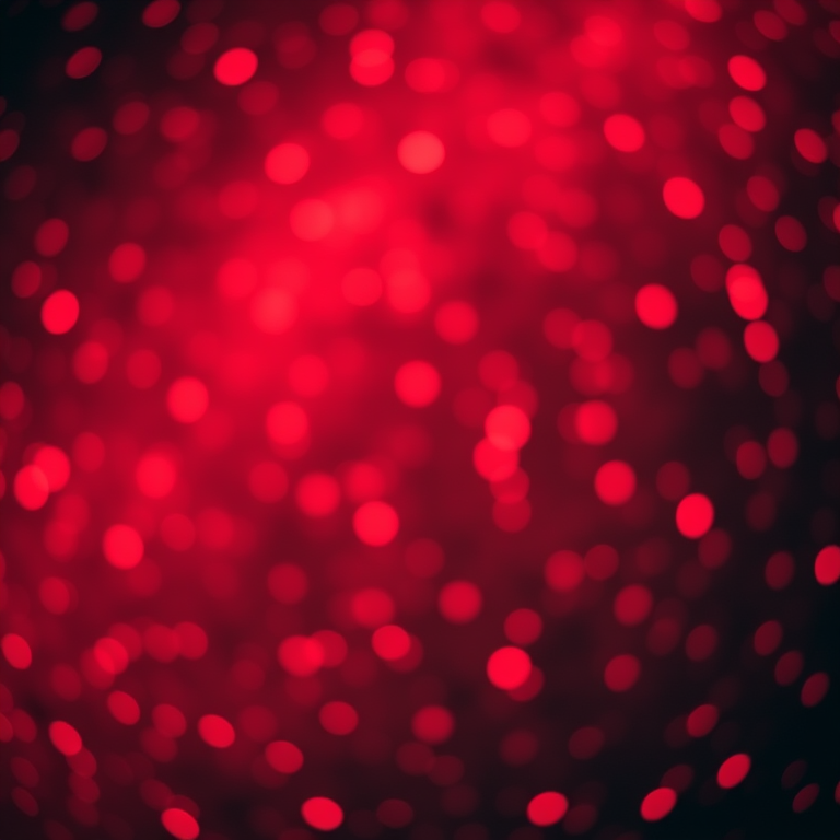 Create a seamless starry background with a rich red hue, using a DSLR camera with a 50mm lens at f/1.8, ISO 200, shot from a high-angle view, employing soft focus for a dreamy effect.