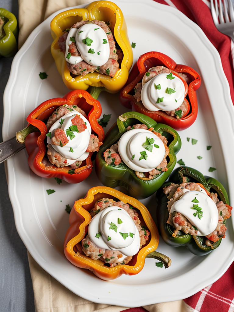 stuffed peppers with cream cheese and sausage