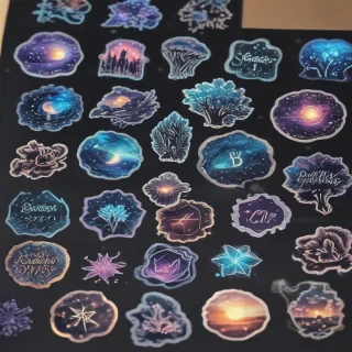 aesthetic transparent stickers