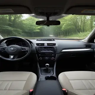 inside car background