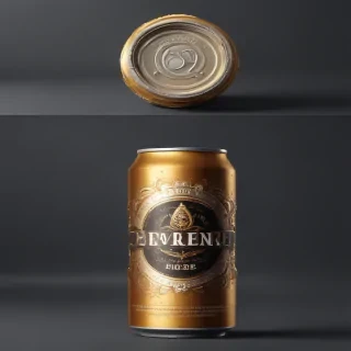beer can mockup