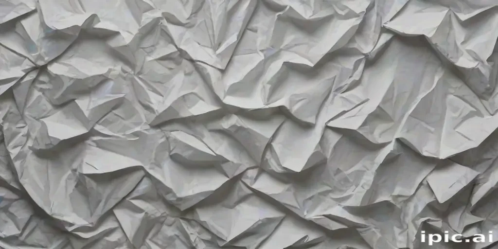 crumpled up paper