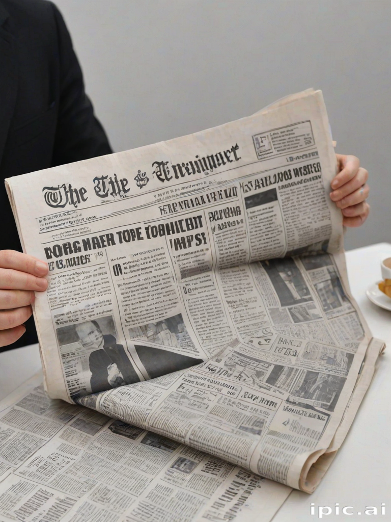 newspaper transparent