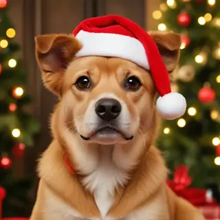christmas dog backgrounds