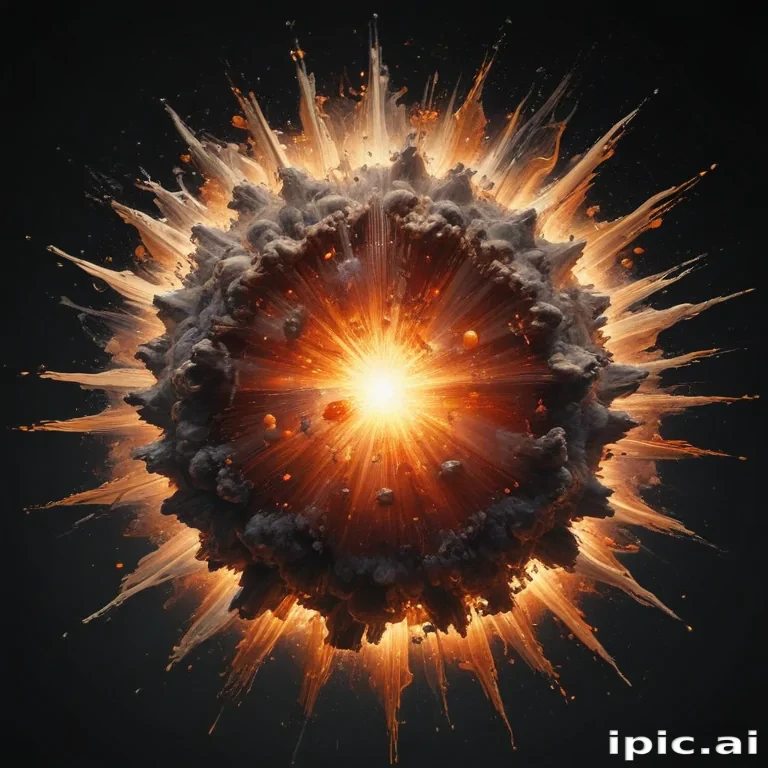 transparent explosion