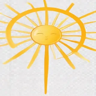 sun clipart transparent