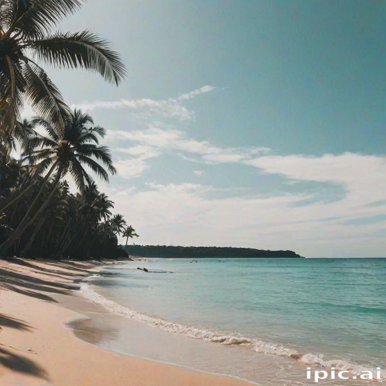 aesthetic beach background
