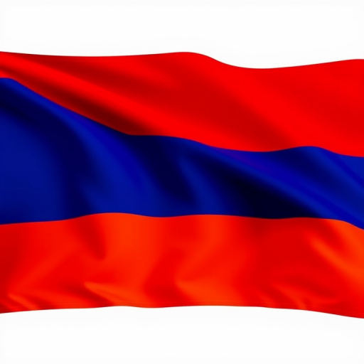 Create an image of the Thailand flag with vibrant colors and clear details, using a DSLR camera, 50mm lens, f/8 aperture, ISO 100, and a resolution of 300 DPI.