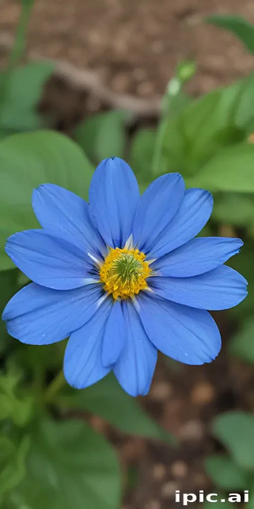 blue flower