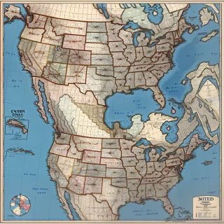 united states map