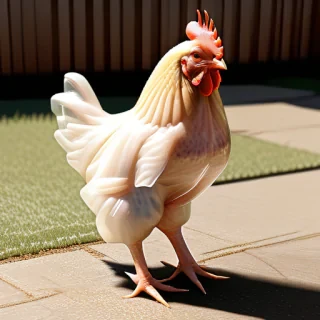 transparent chicken