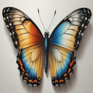 butterfly drawing picture