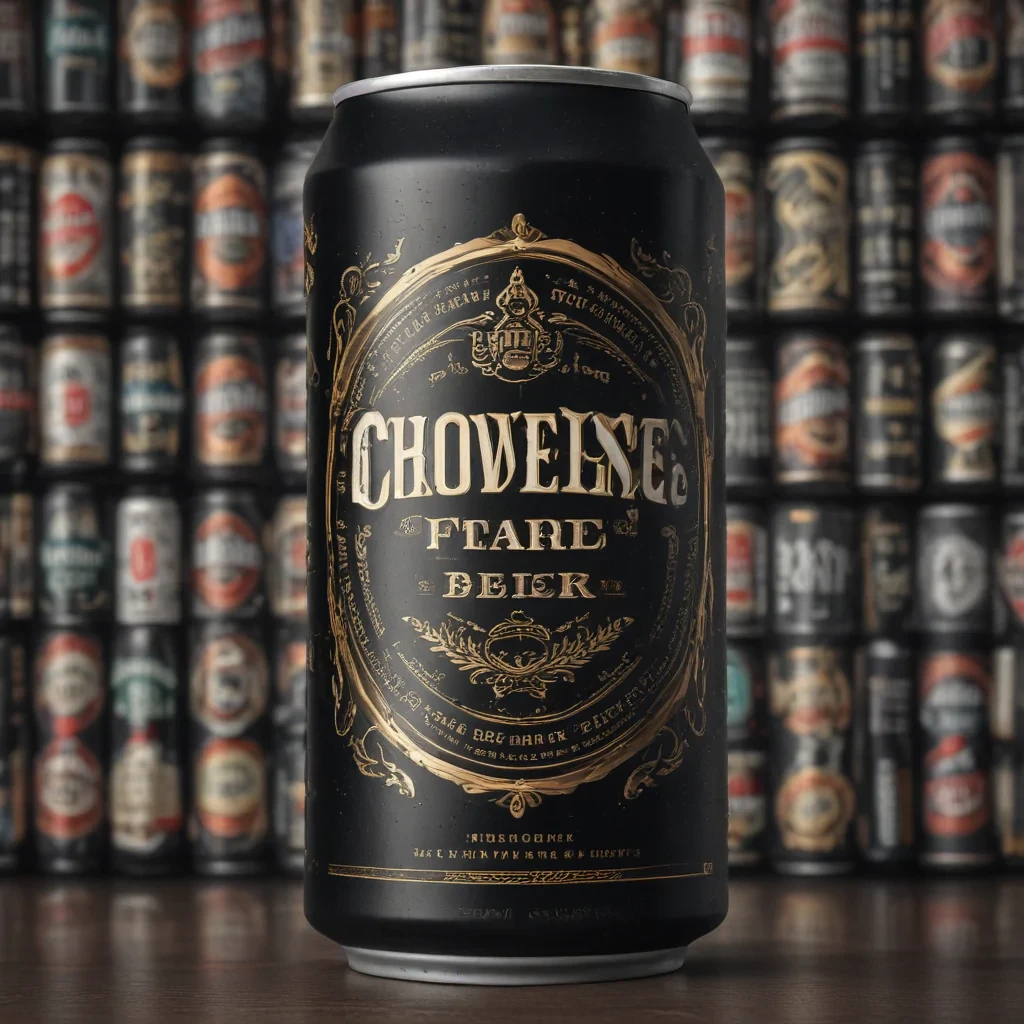 beer can mockup