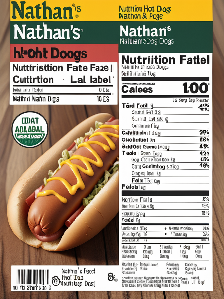 nathan-s-hot-dogs-packaging-displaying-nutritional-information-and