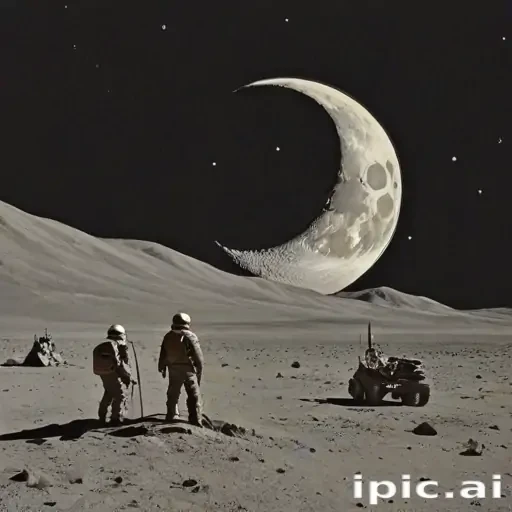 vintage moon art