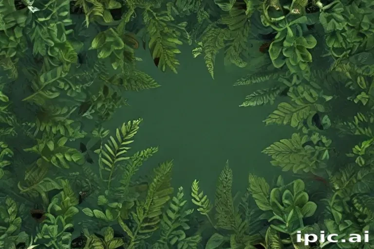greenery background aesthetic