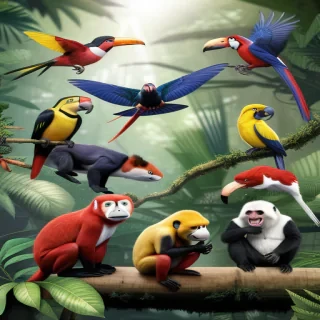 rainforest animals