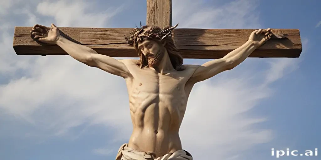 a picture of jesus on the cross
