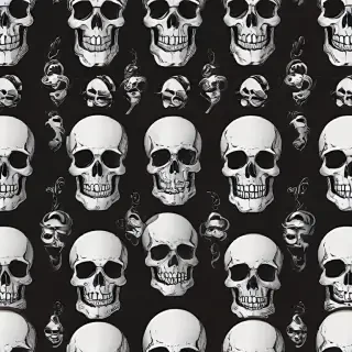 skull background