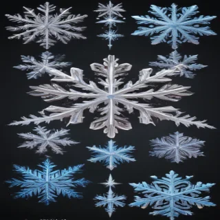 snowflake clipart with transparent background
