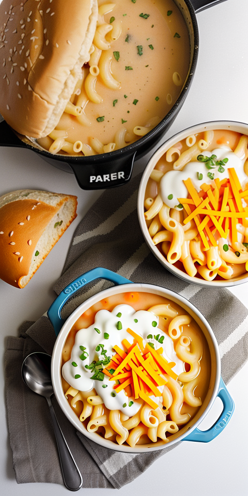one pot macaroni cheeseburger soup