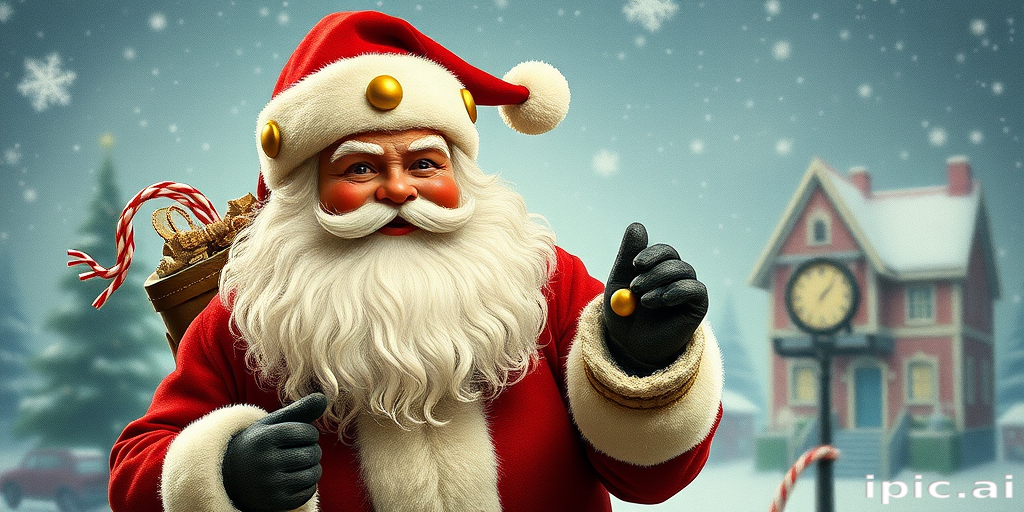 vintage santa images free
