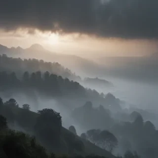 foggy background