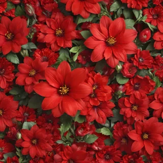 flower background red