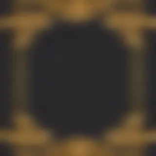 gold border transparent