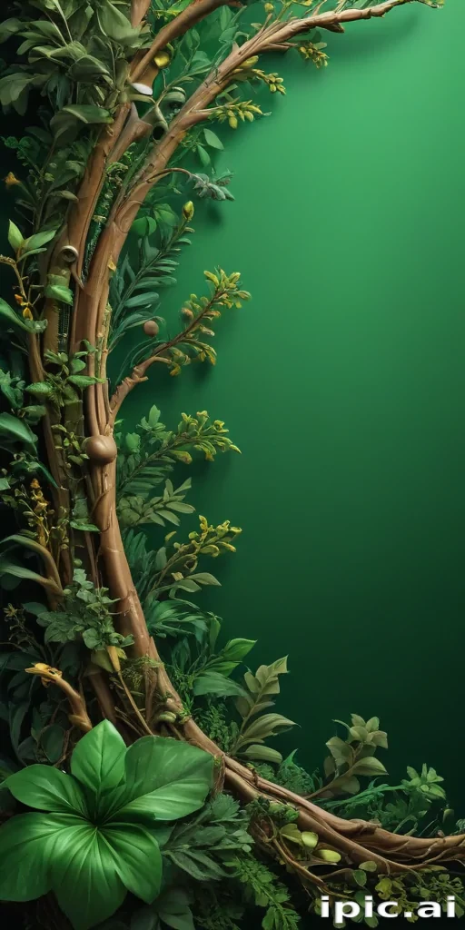 aesthetic green background