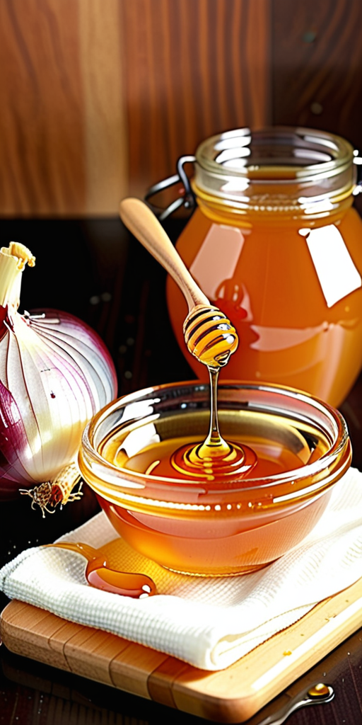 onions and honey for cough