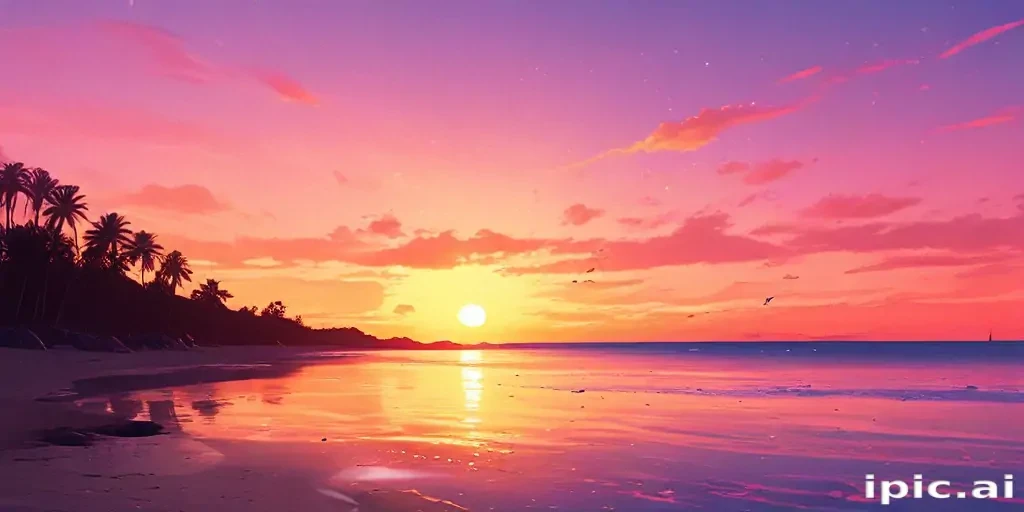 cute sunset backgrounds