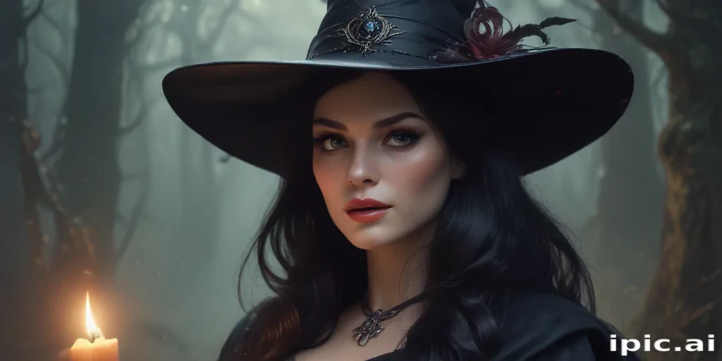 vintage witch art