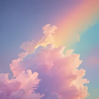 pastel rainbow aesthetic wallpaper
