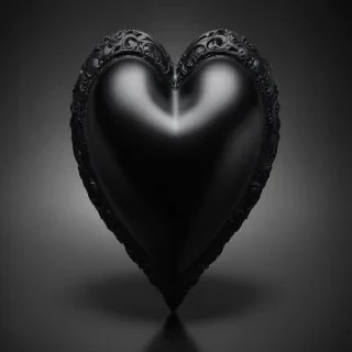 black heart image