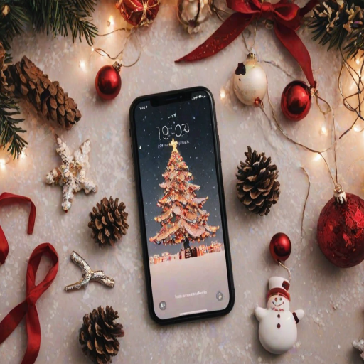 iphone christmas aesthetic wallpaper