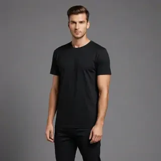 high resolution black t shirt template