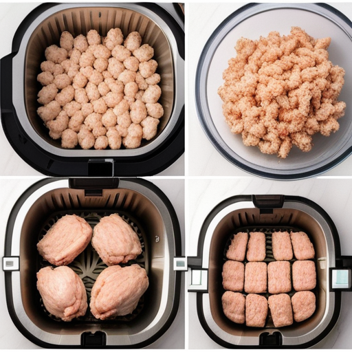 ground turkey in air fryer