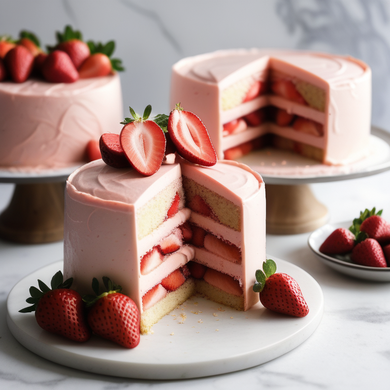 how do you make strawberry filling for cakes