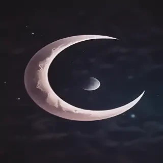 aesthetic crescent moon