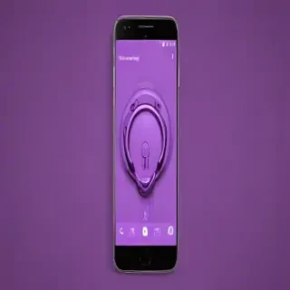 purple lock screen