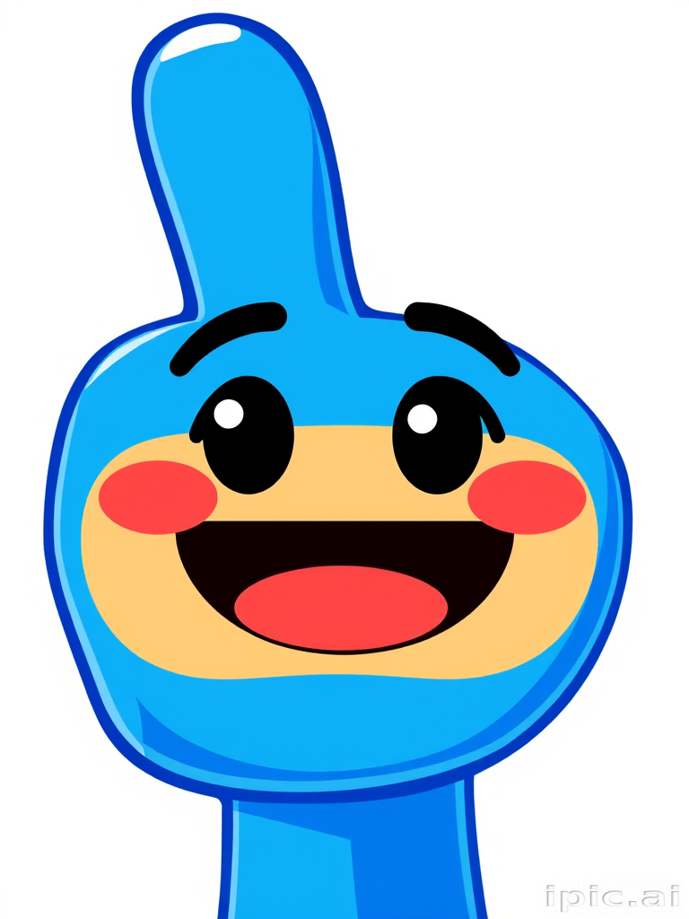 blue thumbs up emoji