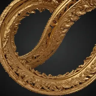 line gold png