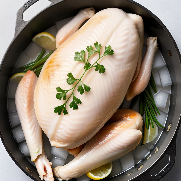 can you brine frozen chicken