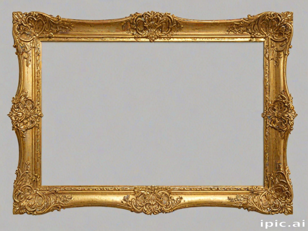 gold frame png transparent