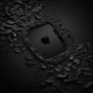 black iphone wallpaper